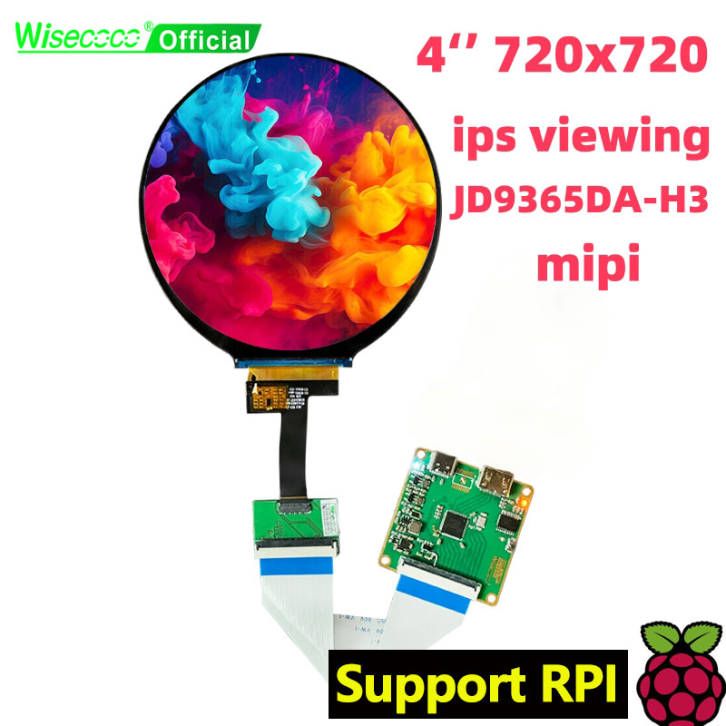 Smart Home Raspberry Pi - Wisecoco Display LCD rotondo da 4