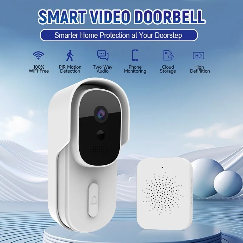 Wifi Doorbell Camera - Videocitofono WiFi con Ampio Angolo di