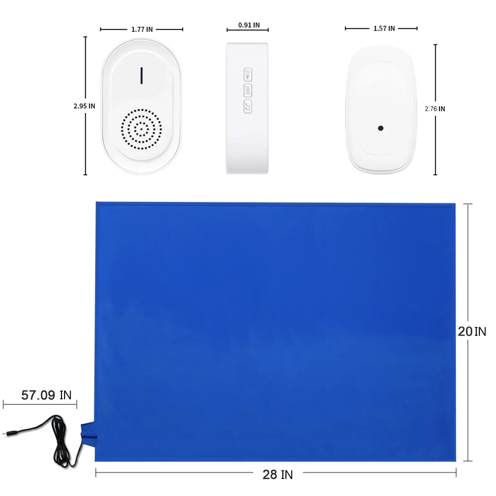 Smart Elderly Home - Nuovo Allarme Wireless Daytech per Letto,