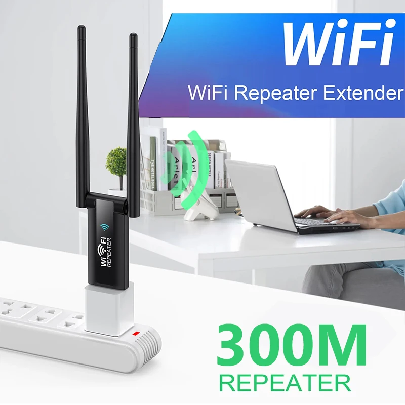 Smart Home Network - KEBIDUMEI Amplificatore di Segnale WiFi USB