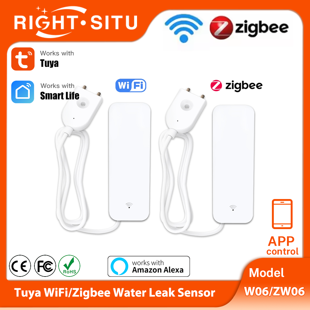 Smart Home Proxmox - Tuya WiFi Zigbee Sensore acqua Rilevatore