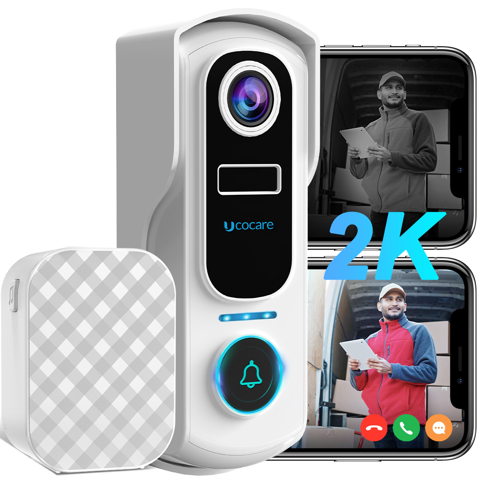 Wifi Doorbell Camera - Campanello Video Wireless 2K UCOCARE P4