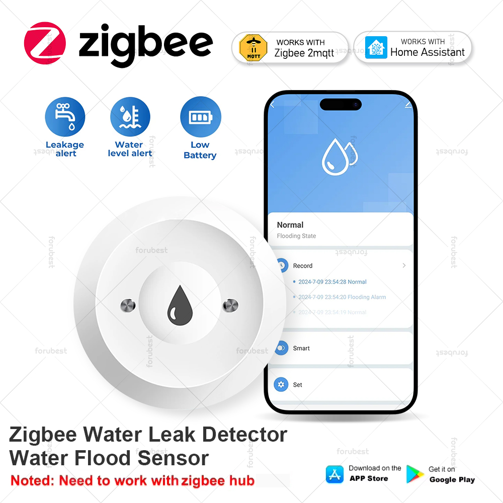 Smart Home Water Level Sensor - Smart Zigbee Sensore di Perdite D'acqua