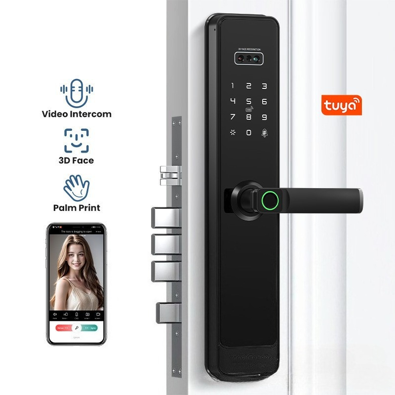 Wifi Doorbell Camera - Serratura Intelligente EGFirtor Semi-automatica con Impronta