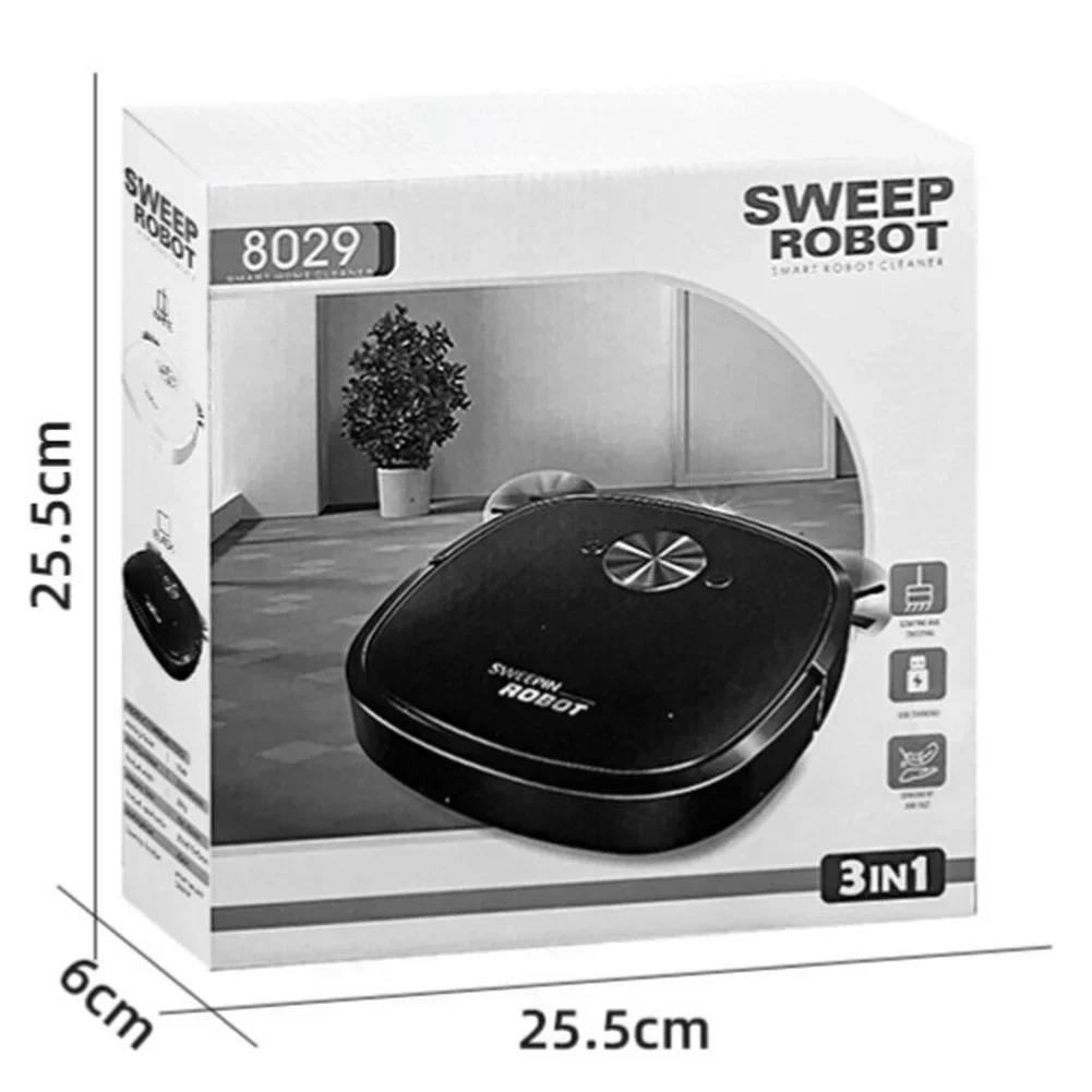Vacuum Cleaner Smart Home - Robot Aspirapolvere e Lavapavimenti USB 3