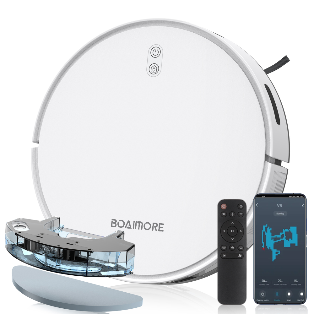 Vacuum Cleaner Smart Home - Robot Aspirapolvere Combo Mop con 6500PA