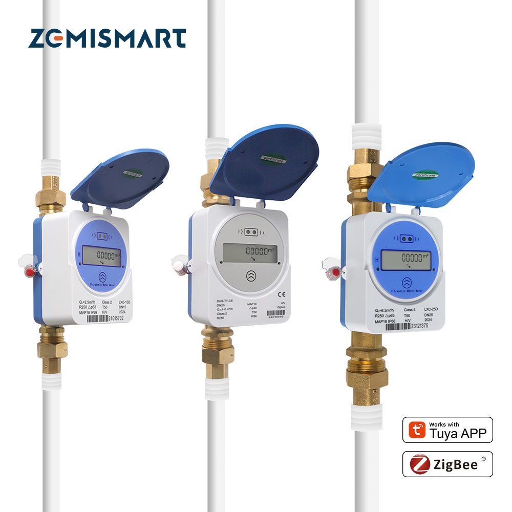 Smart Home Gadgets - Contatore d'Acqua Intelligente a Ultrasuoni Zemismart