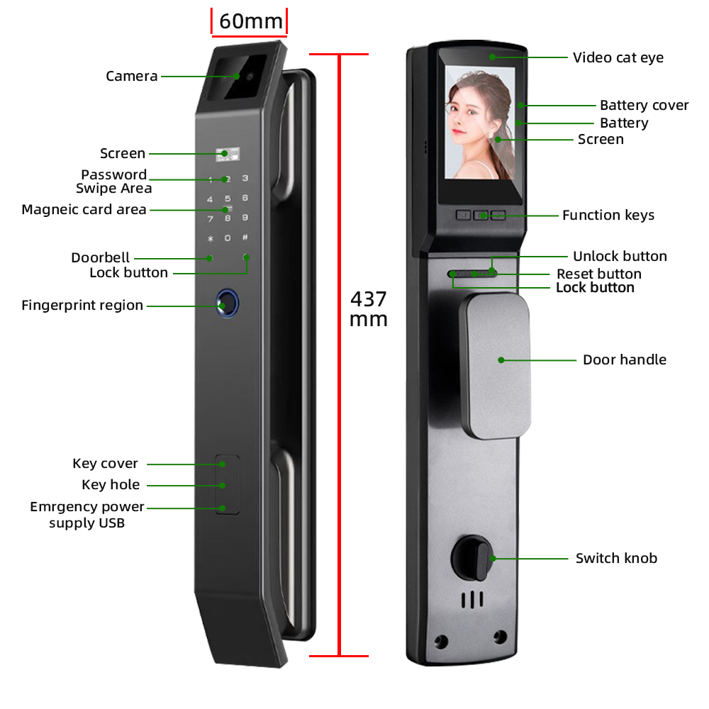 RAYKUBE DF14 Tuya WiFi 3D Rico - Wifi Doorbell Camera recensione e prezzo