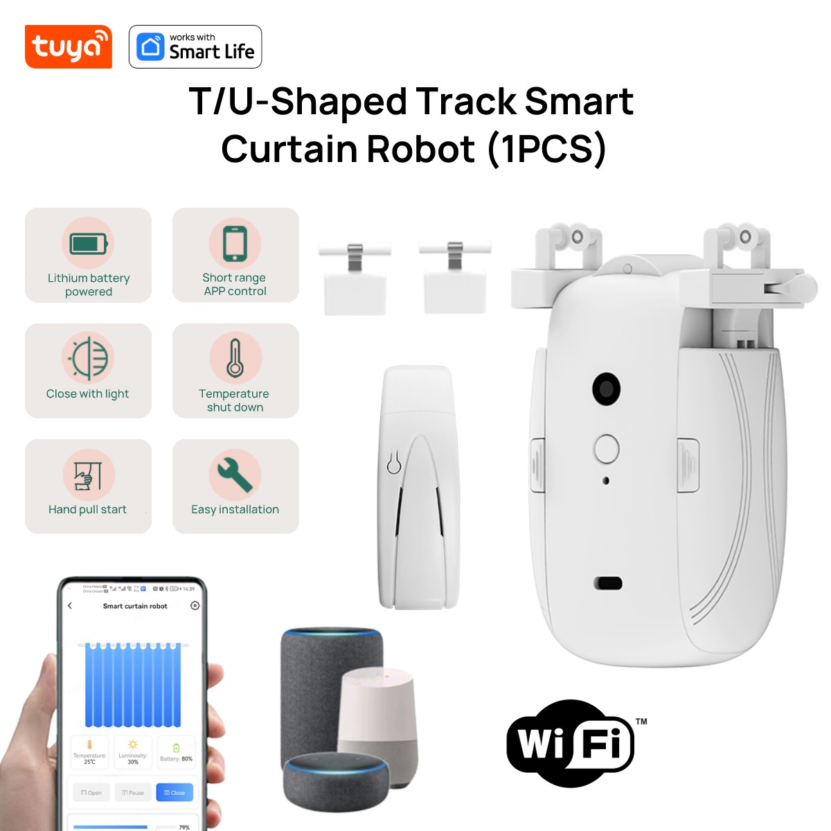 Robot per tende Tuya Smart WiF - Smart Home Proxmox recensione e prezzo
