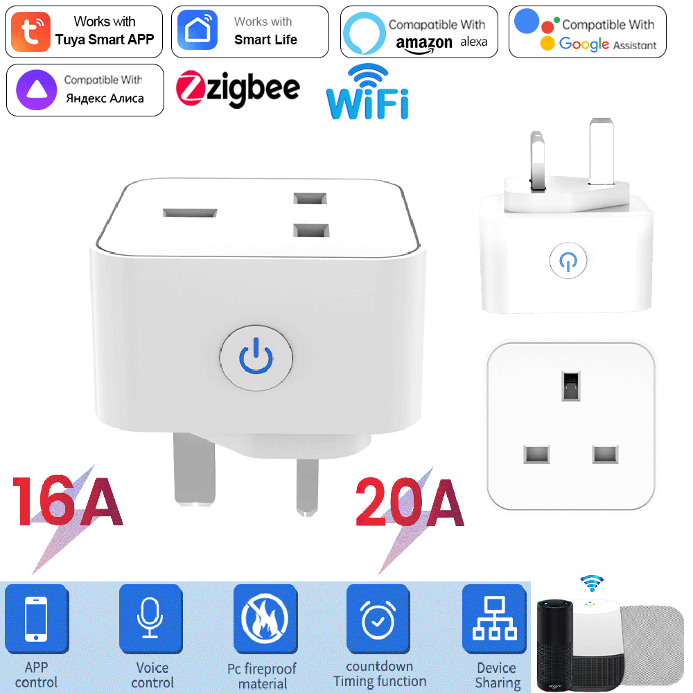 Presa Intelligente Tuya 16A/20 - Tuya Wifi Socket recensione e prezzo