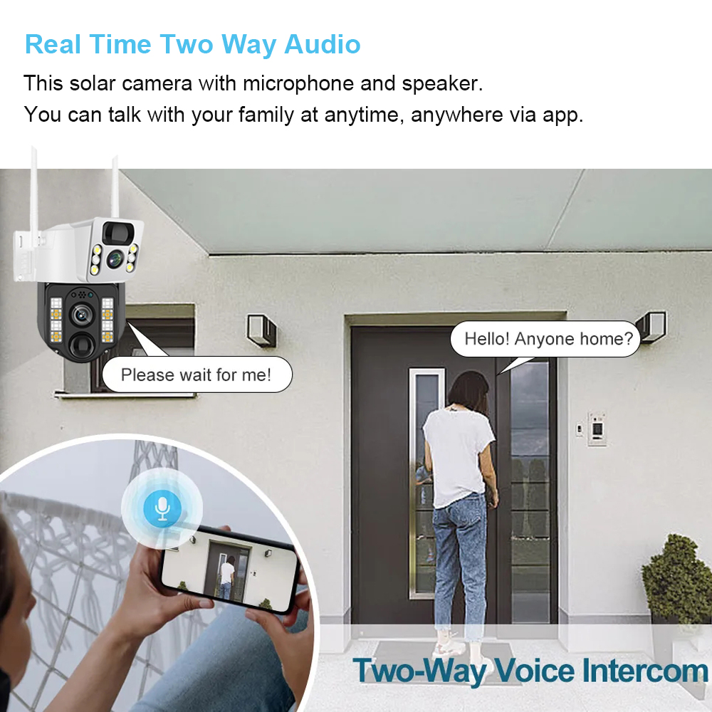 WiFi/4G telecamera solare IP C - Smart Home Security System recensione e prezzo