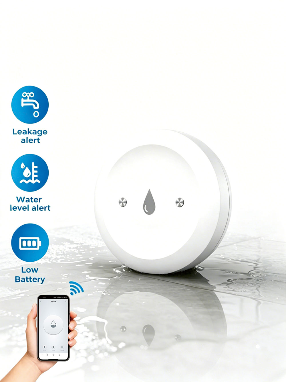Sensore Intelligente ZigBee pe - Smart Home Water Level Sensor recensione e prezzo