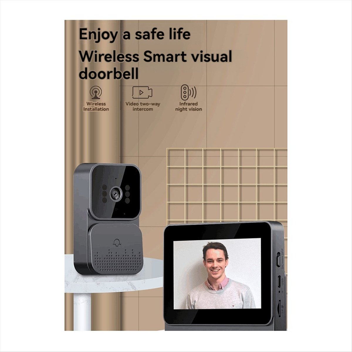 AU47 - Videocitofono con Telec - Wifi Doorbell Camera recensione e prezzo
